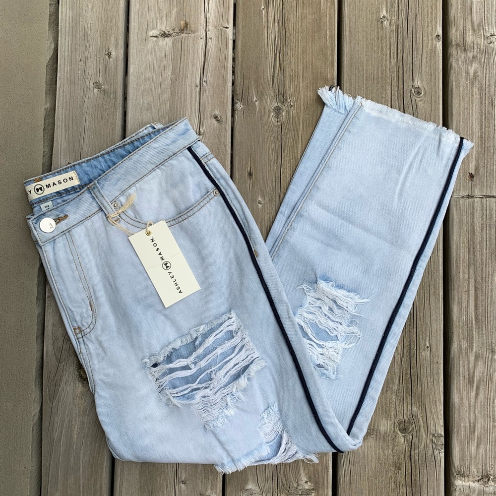 Ashley Mason Distressed Jeans Size 13